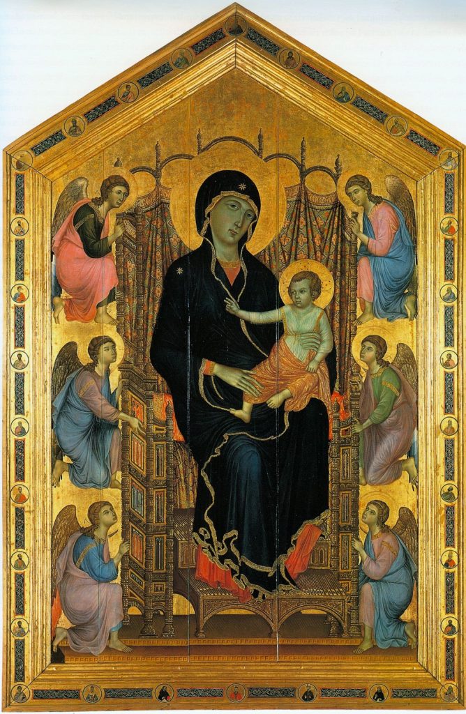 Duccio di Buoninsegna, Rucellai Madonna, 1285, Galleria degli Uffizi, Florence
