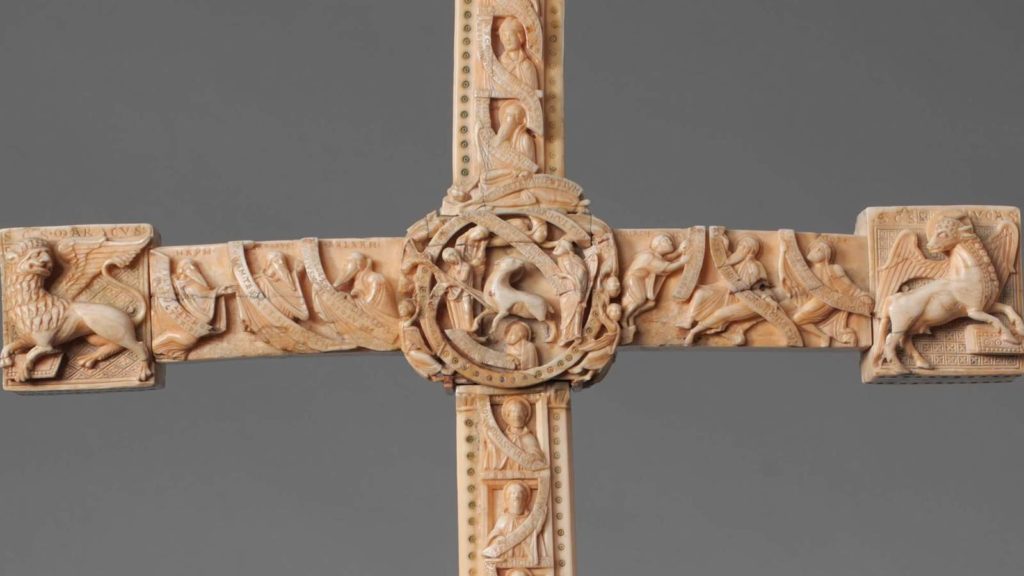 Cloisters Cross verso detail