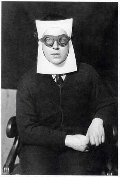 Man Ray, André Breton, 1930. Source: wikiart, man ray and his masks
