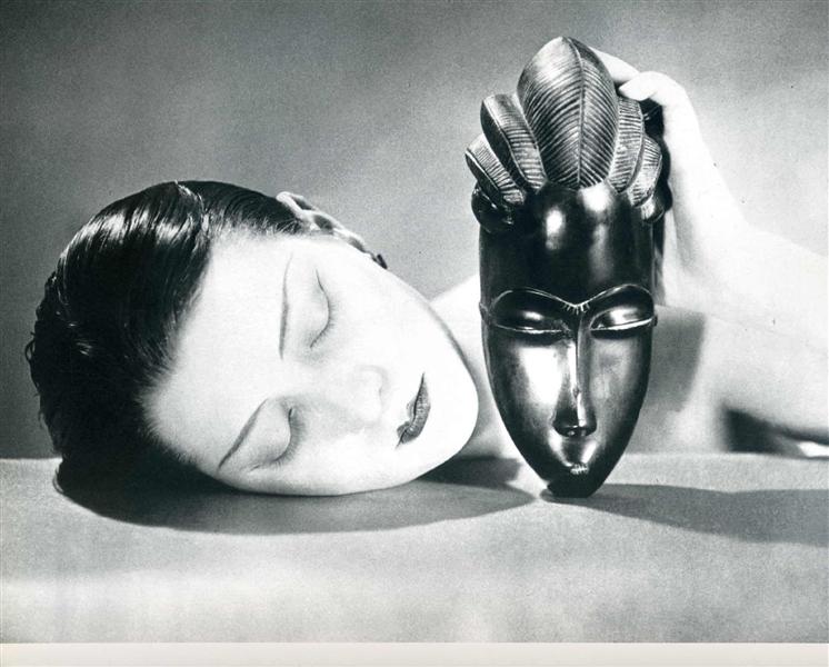 Man Ray, Kiki de Montparnasse in Man Ray, Noire et blanche (Black and white), 1926, Black and white photographic print. © Man Ray Trust / ADAGP - PICTORIGHT / Telimage - 2013, man ray and his masks