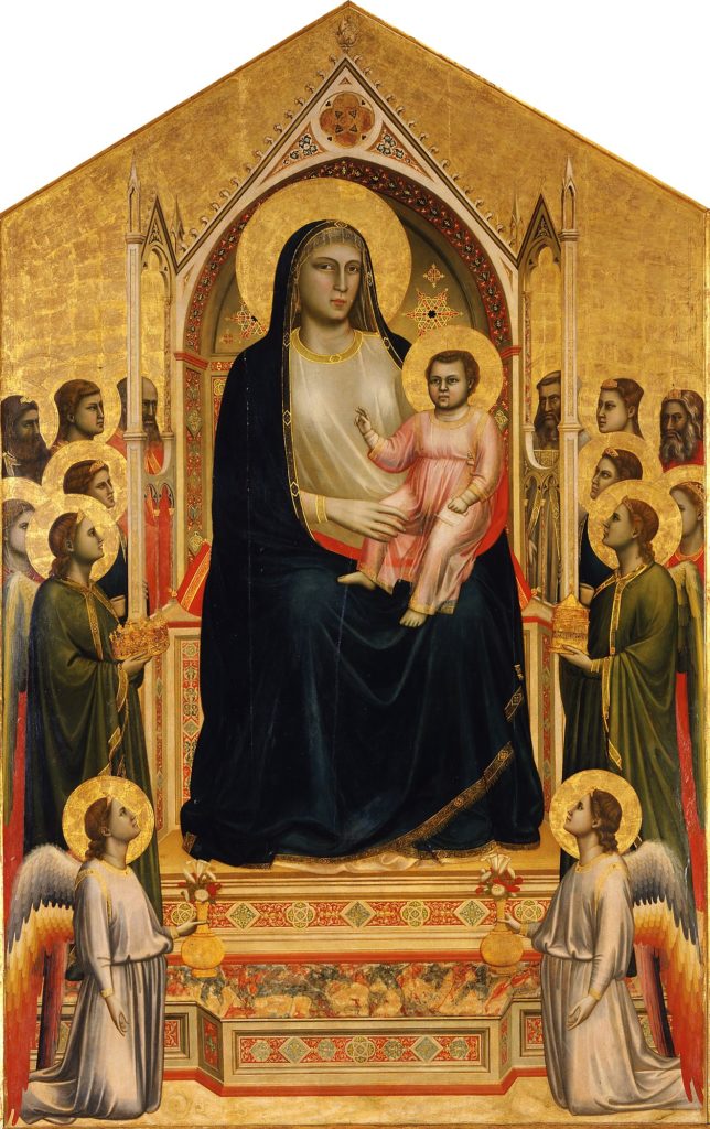 Giotto di Bondone, Ognissanti Madonna, 1306 - 1310, Uffizi Gallery, Florence