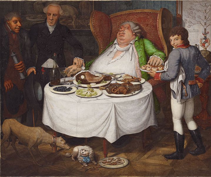 Georg Emanuel Opiz, Der Völler, 1804. private collection, fat thursday