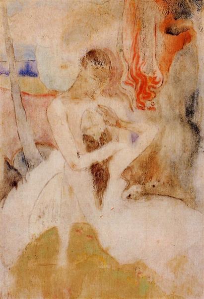 Paul Gauguin, Here we make love, c.1893, private collection, searching for love in art