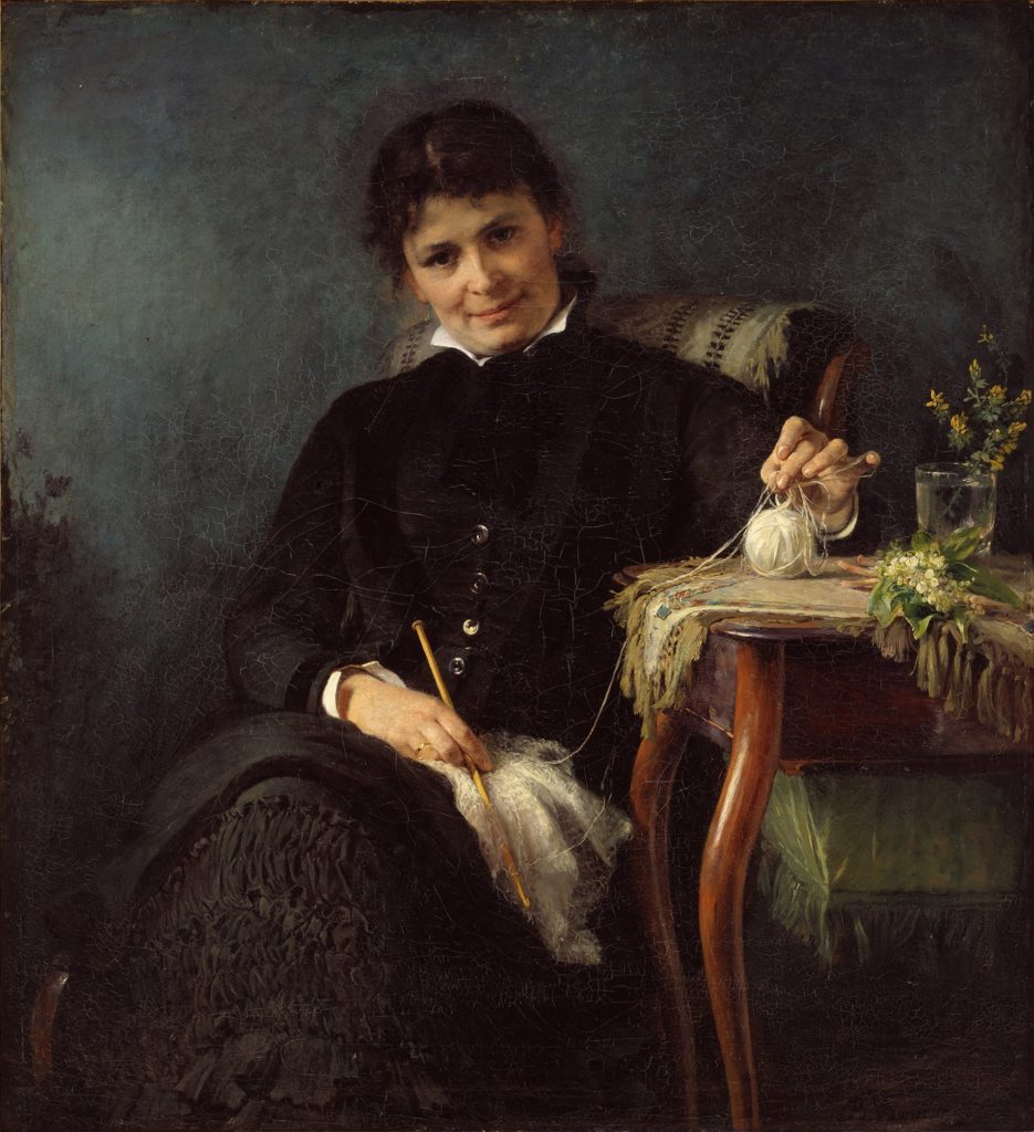 Bertha Wegmann, Madam Anna Seekamp, the Artist's Sister, 1882, Statens Museum for Kunst, Copenhagen, Denmark.