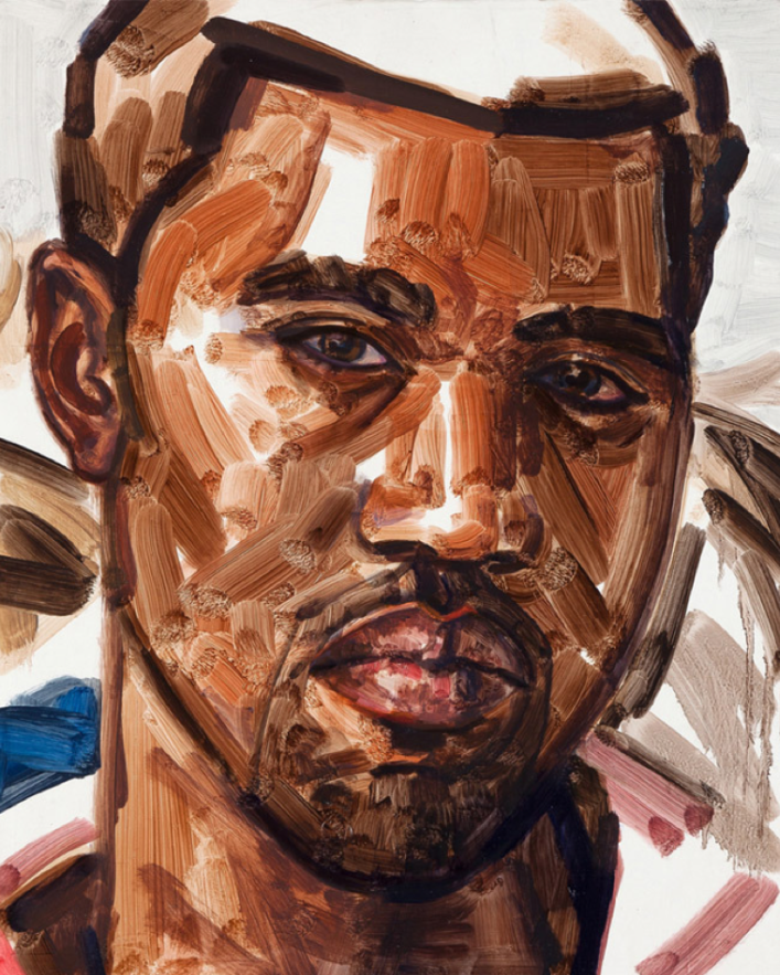 Elisabeth Peyton, Kanye West, 2010, Private collection © Elisabeth Peyton; Portrait Paintings in Digital Times