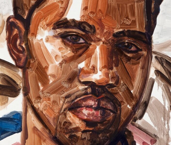 Contemporary portraits: Elisabeth Peyton, Kanye West, 2010, private collection © Elisabeth Peyton. Detail.
