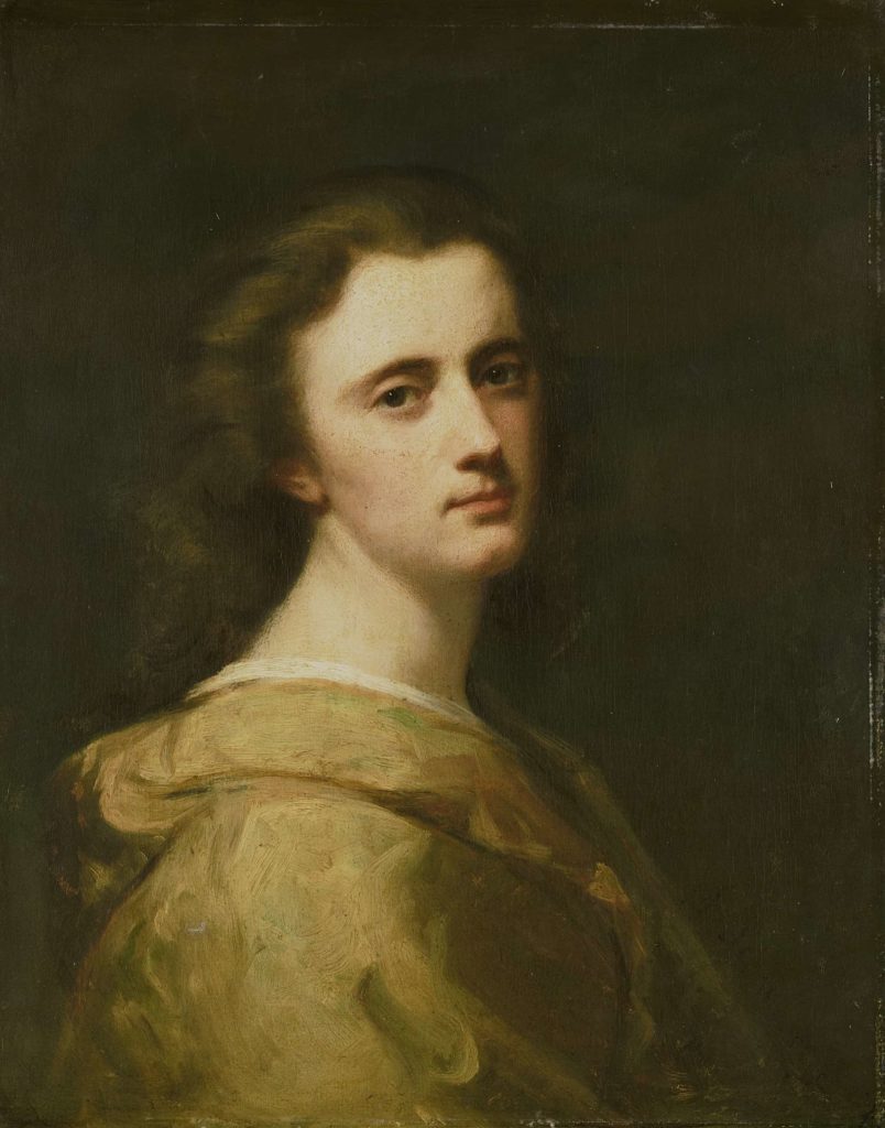 Johann Georg Schwartze, Portrait of Thérèse Schwartze, the Artist's Daughter, 1868, Rijksmuseum, Amsterdam, Netherlands.