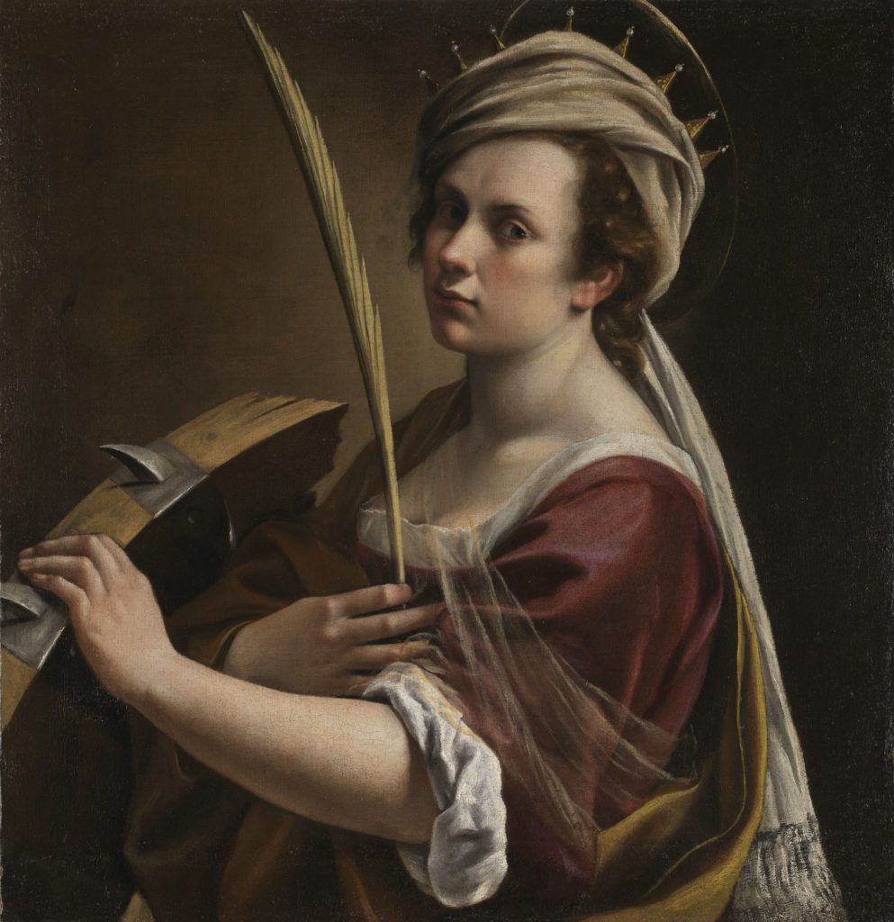 Artemisia Gentileschi, Self Portrait as Saint Catherine of Alexandria