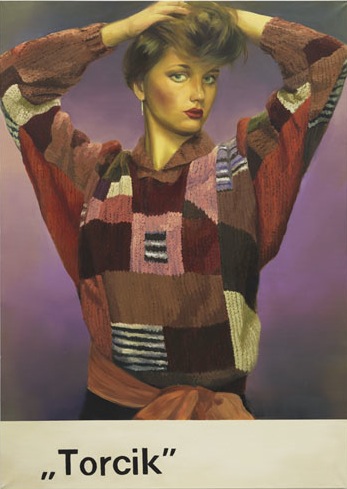 Paulina Olowska, Torcik, 2010, Private collection © Paulina Olowska; Portrait Paintings in Digital Times
