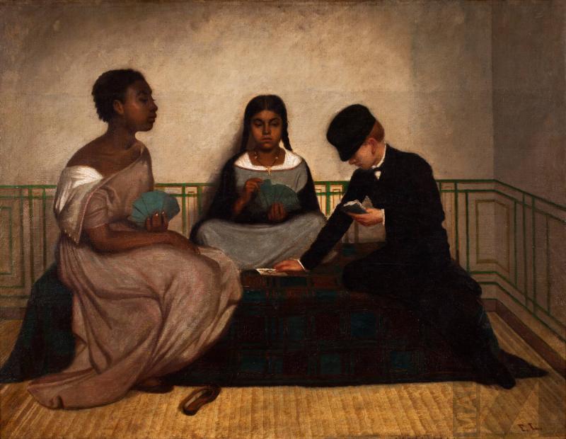Museo de Arte de Lima: Francisco Laso, The Three Races (Las tres razas) or Equality Before the Law, 1859, Museo de Arte de Lima, Lima, Peru.
