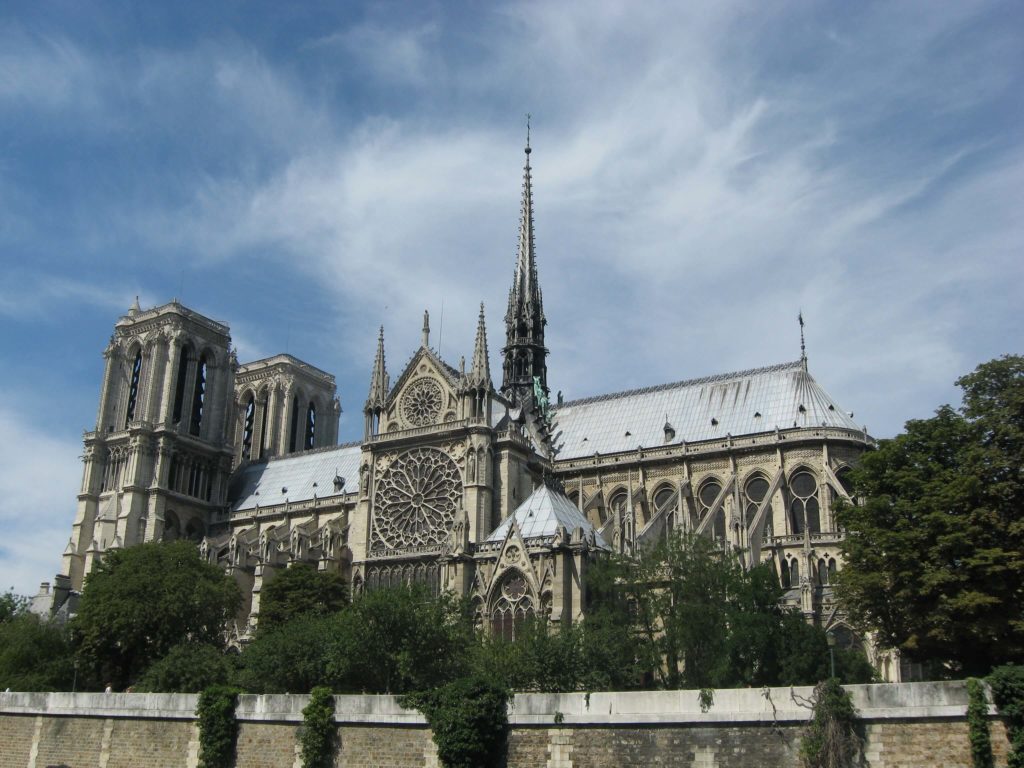 Notre-Dame is burning down