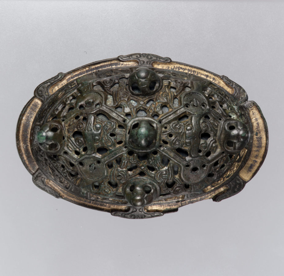 Viking Art: Oval Brooch, ca. 900-1000 BCE, Scandinavian, Metropolitan Museum of Art, New York, NY, USA.