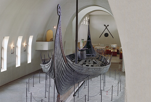 Viking Art: Oseberg Ship,Museum of Cultural History, University of Oslo, Oslo, Norway.