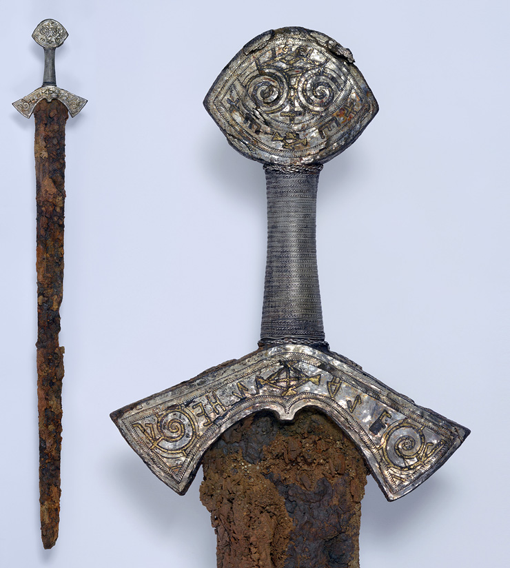 Viking Art: The Langeid sword, Museum of Cultural History, University of Oslo, Oslo, Norway.