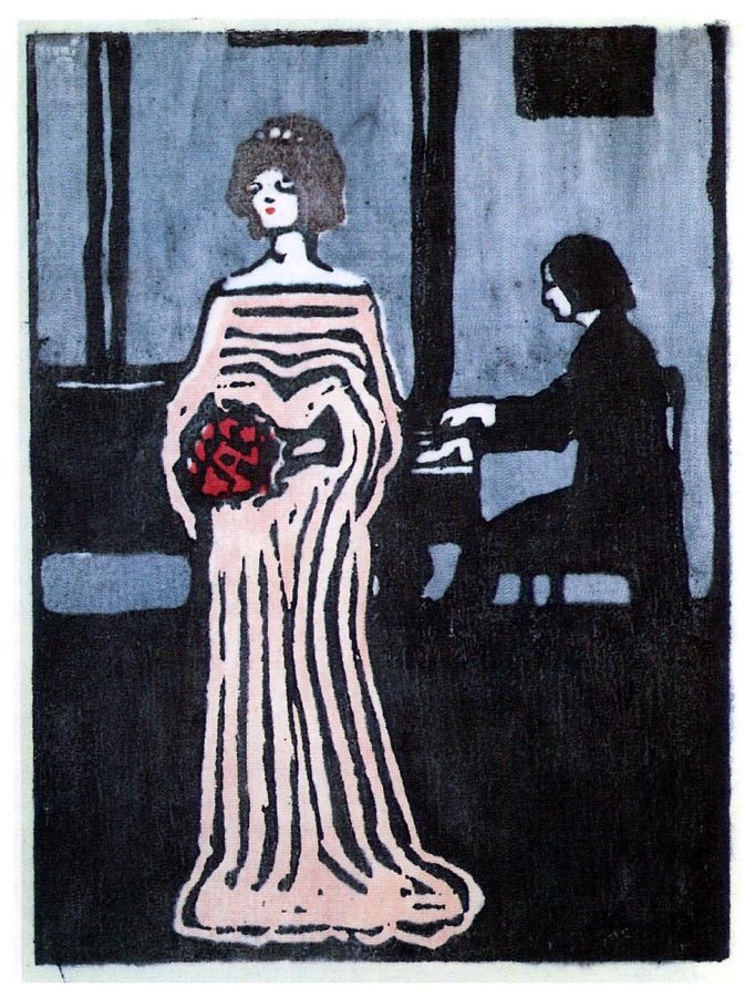 Wassily Kandinsky, The singer, 1903, Lenbachhaus, Munich, Germany, kandinsky's inspiration