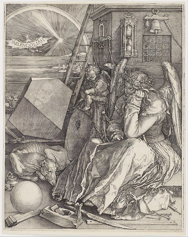 Albrecht Dürer, Melencolia I, 1514, Minneapolis Institute of Art, Minneapolis, MN, USA.
