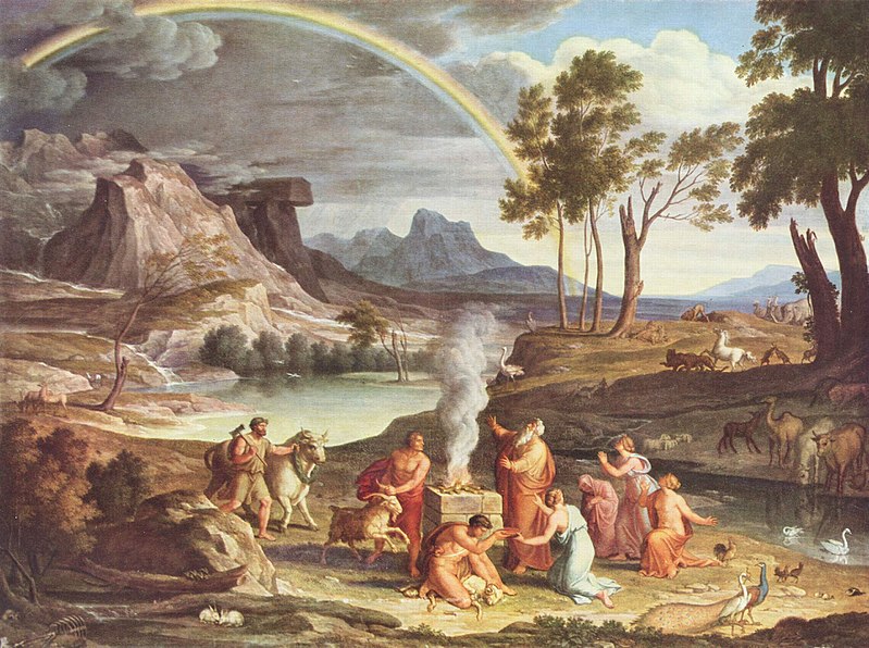 Joseph Anton Koch, Landscape with Noah, c. 1803, Städel Museum, Frankfurt am Main, Germany.