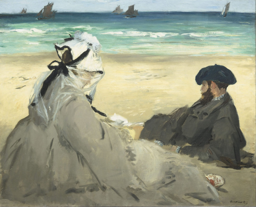Edouard Manet, On the Beach, 1873, Musée d'Orsay, Paris - heatwave