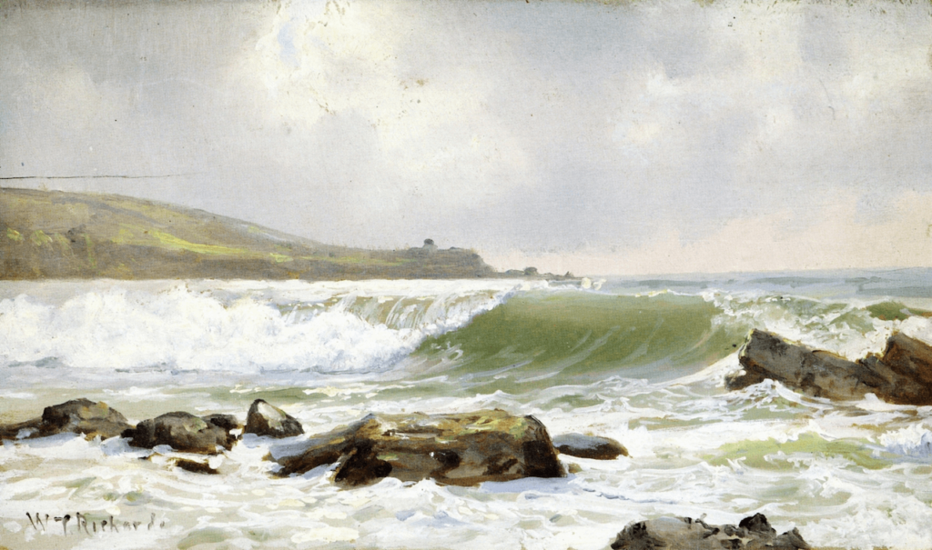 St. Ives Beach Cornwall by William Trost Richards Luminists