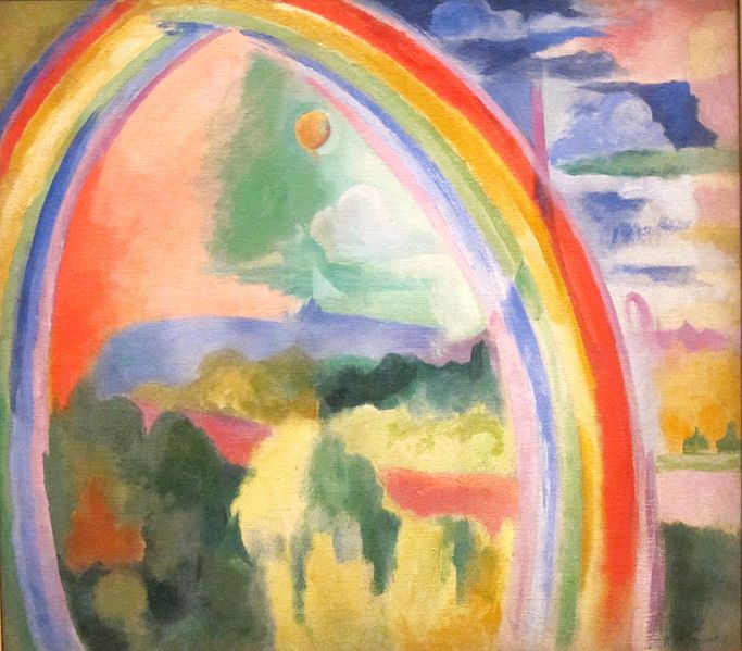 Robert Delaunay, The Rainbow, 1913, Honolulu Museum of Art, Honolulu, HI, USA.