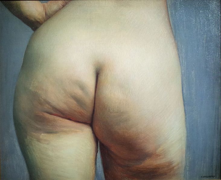 Best Bums in Art, Félix Vallotton, Study of buttocks, c. 1884, private collection