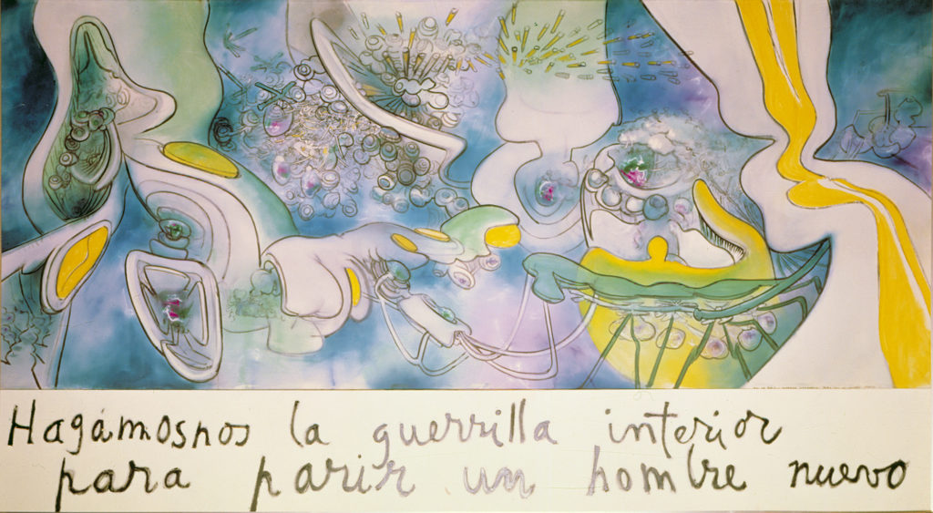 Roberto Matta, Let's Fight Ourselves from Within to Give Birth to a New Man, 1970, Salvador Allende Museum, Santiago