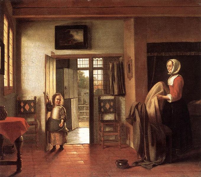 Pieter de Hooch, The Bedroom