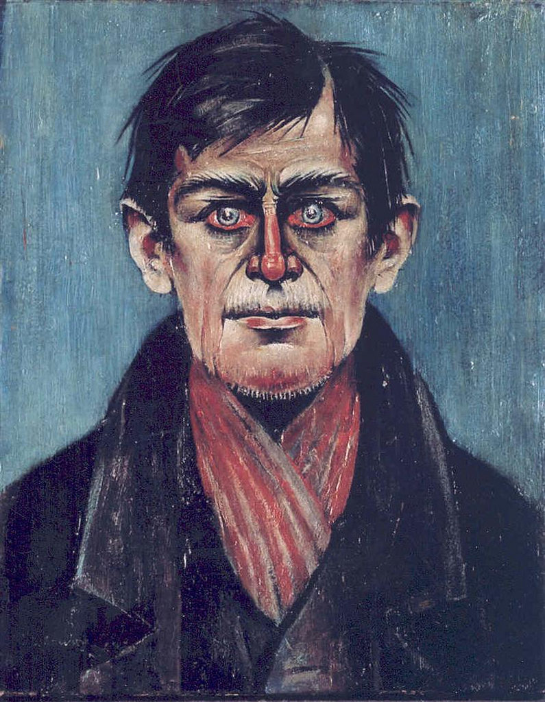 L. S. Lowry, Man with Red Eyes, 1938, The Lowry, Salford Quays, Greater Manchester, UK.