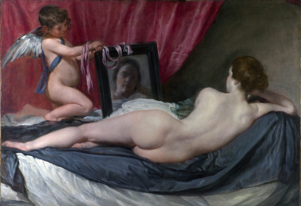 damaged masterpieces Diego Velázquez, The Rokeby Venus, 1644, National Gallery