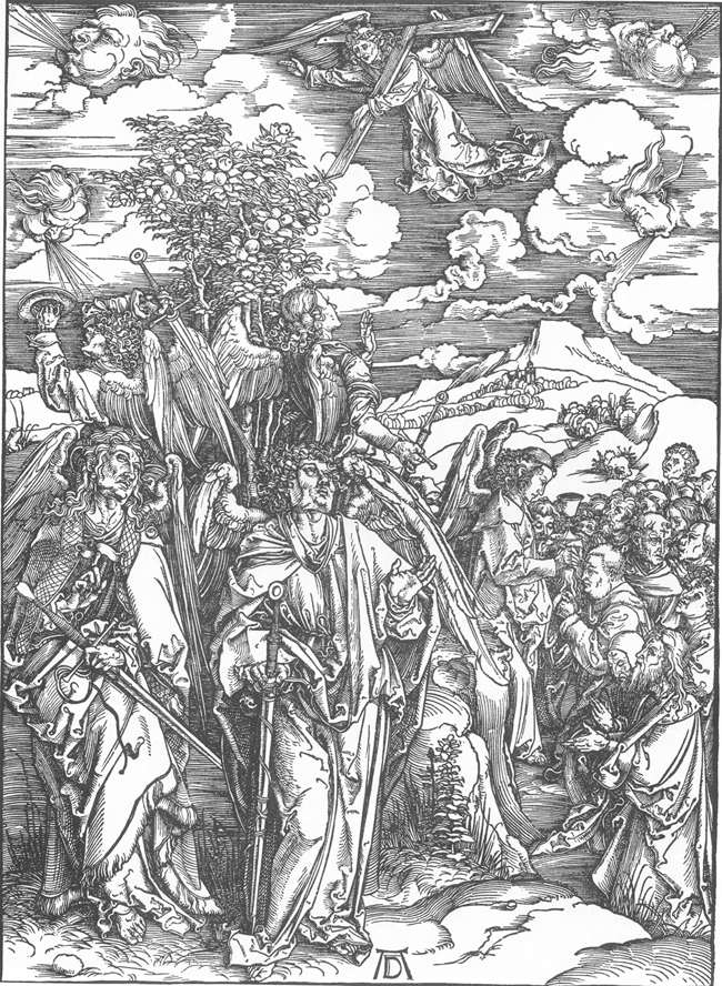 Albrecht Durer, Four Angels Staying the Winds and Signing the Chosen