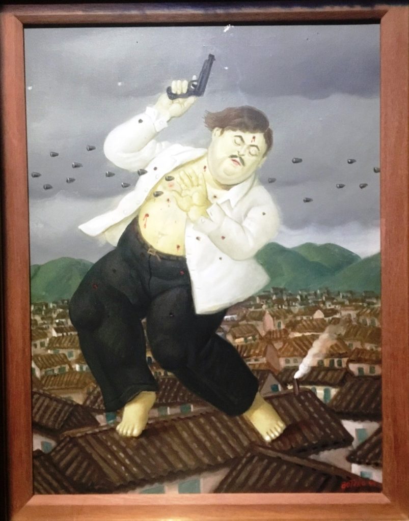 Fernando Botero, The Death of Pablo Escobar, 1999