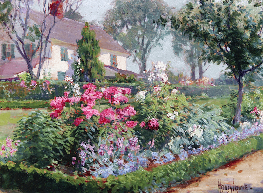 Miss Katharine Ludington's Garden by Matilda Browne