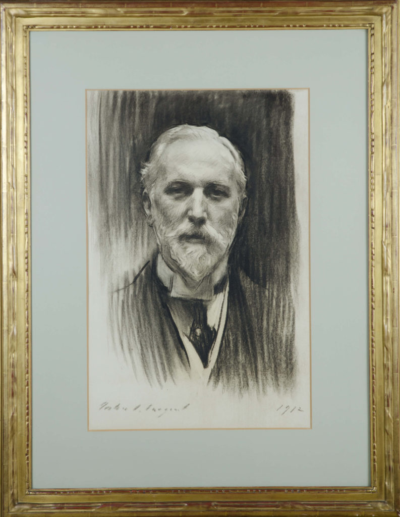 Robert Henry Benson, Sargent charcoal portrait