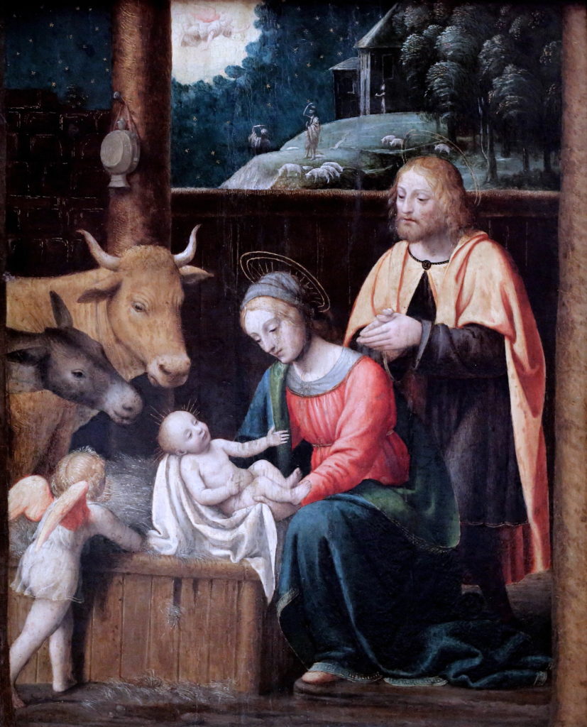 Art Advent Calendar: Bernardino Luini, Nativity