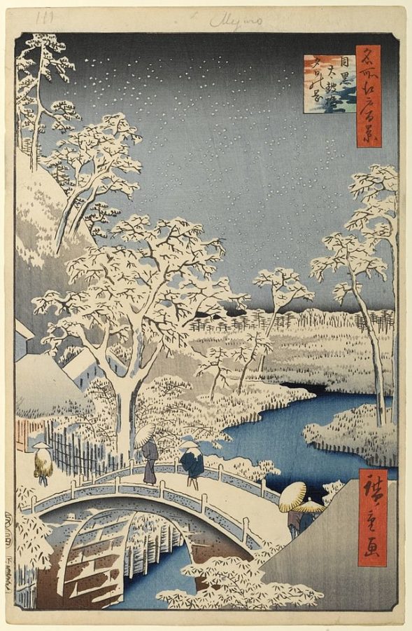 views of edo Hiroshige, Atagoshita and Yabu Lane, No. 112 from One Hundred Famous Views of Edo, 1857, Brooklyn Museum of Arts, New York, NY, USA.