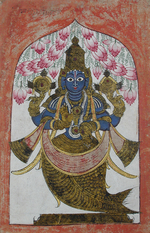 Vishnu avatars: Matsya Avatara (Vishnu’s Fish Avatar), ca. 1900s, Mysore, Karnataka, India, San Diego Museum of Art, San Diego, CA, USA.