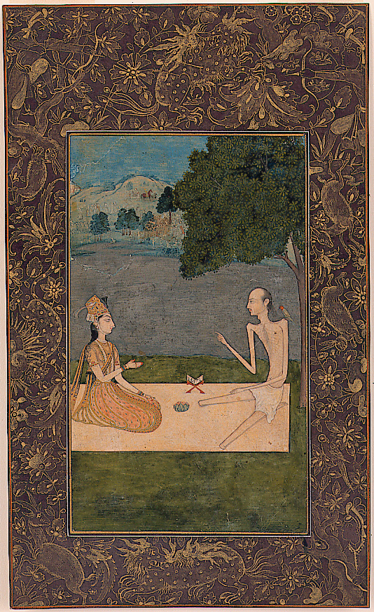Laila and Majnun Converse Beneath a Tree, ca. 1730, Kishangarh School, Rajasthan, India. San Diego Museum of Art, San Diego, CA, USA.