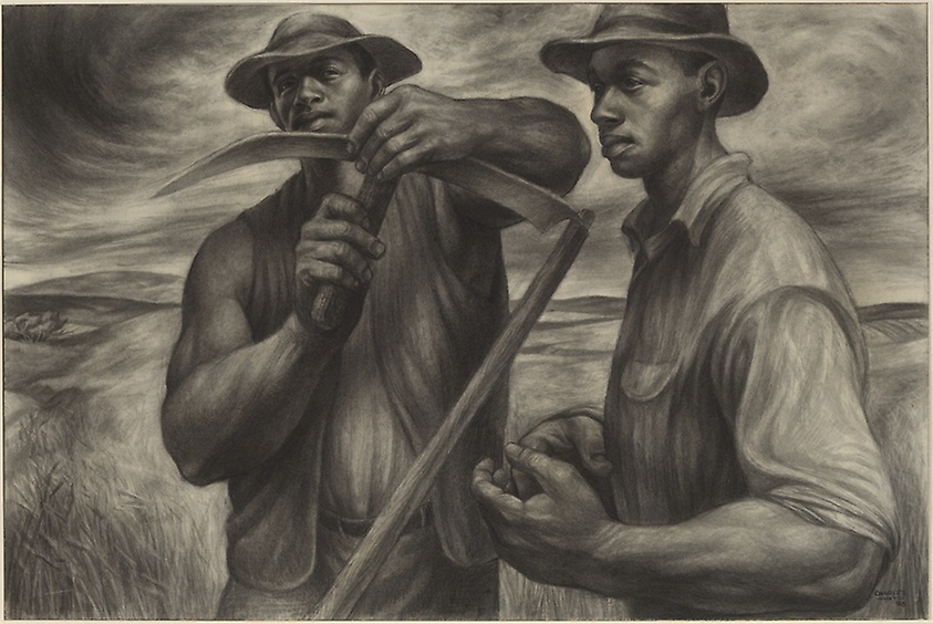 Charles White, Harvest Talk, 1953, Art Institute of Chicago, Chicago, IL, USA.