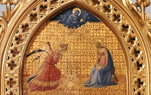 Fra Angelico, Annunciation detail