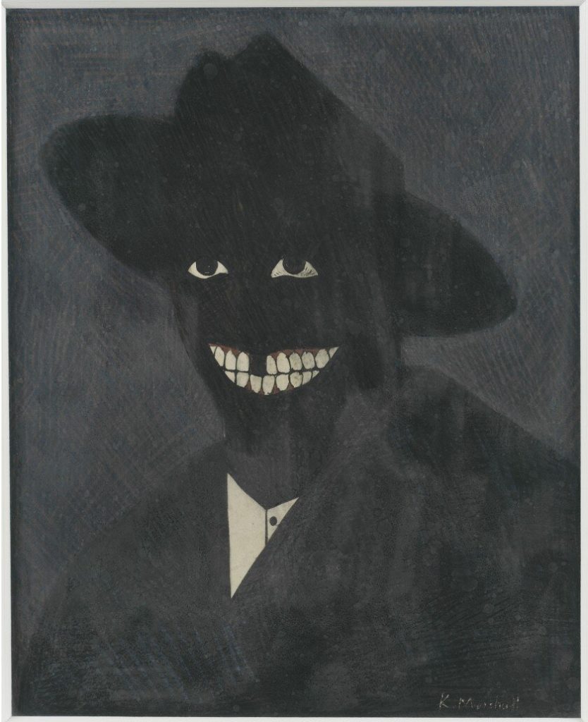 Kerry James Marshall, A Portrait of the Artist as a Shadow of His Former Self, 1980, The Los Angeles County Museum of Modern Art, CA, USA.