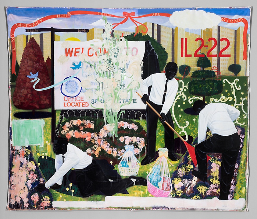 Kerry James Marshall, Many Mansions, 1994, Art Institute of Chicago, Chicago, IL, USA. 