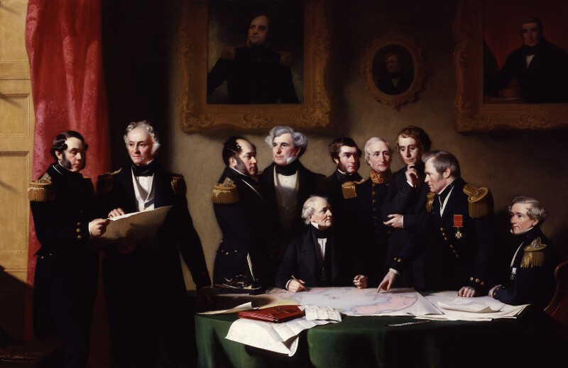 Stephen Pearce, The Arctic Council planning a search for Sir John Franklin, 1851, © National Portrait Gallery, London