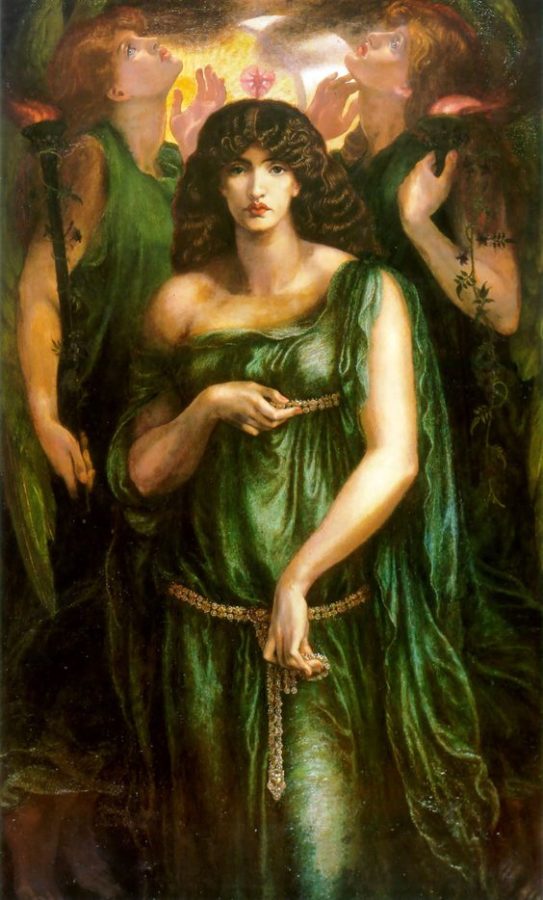 Jane Morris: Jane Morris as the sensual and elaborate Pre-Raphaelite goddess Venus