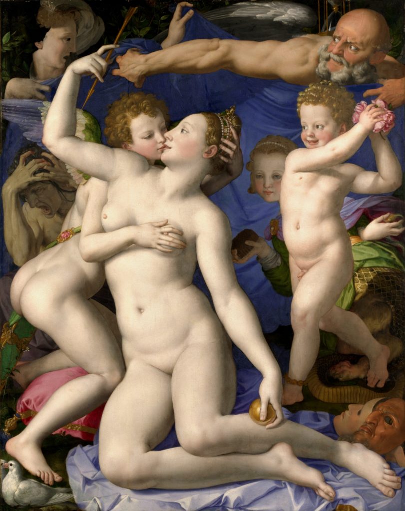 Agnolo Bronzino, An Allegory with Venus and Cupid, ca 1545, National Gallery London; Bronzino Venus and Cupid