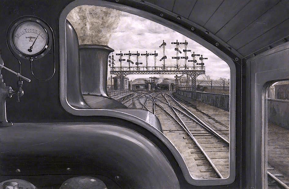 View of York Station by Herbert William Garratt