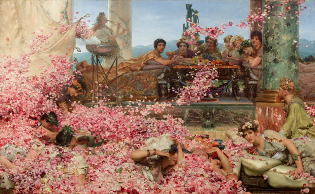  Sir Lawrence Alma-Tadema, The Roses of Heliogabalus, 1888, Private Collection.