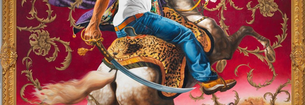 Kehinde Wiley, Officer of the Hussars, 2007, Detroit Institute of Arts detail, Black History Month