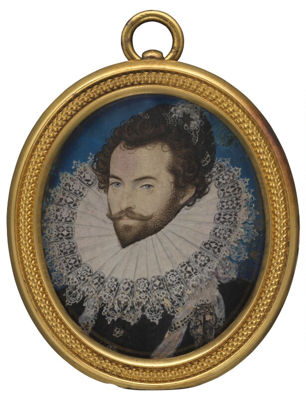 Nicholas Hilliard, Sir Walter Raleigh, ca 1585, © National Portrait Gallery, London