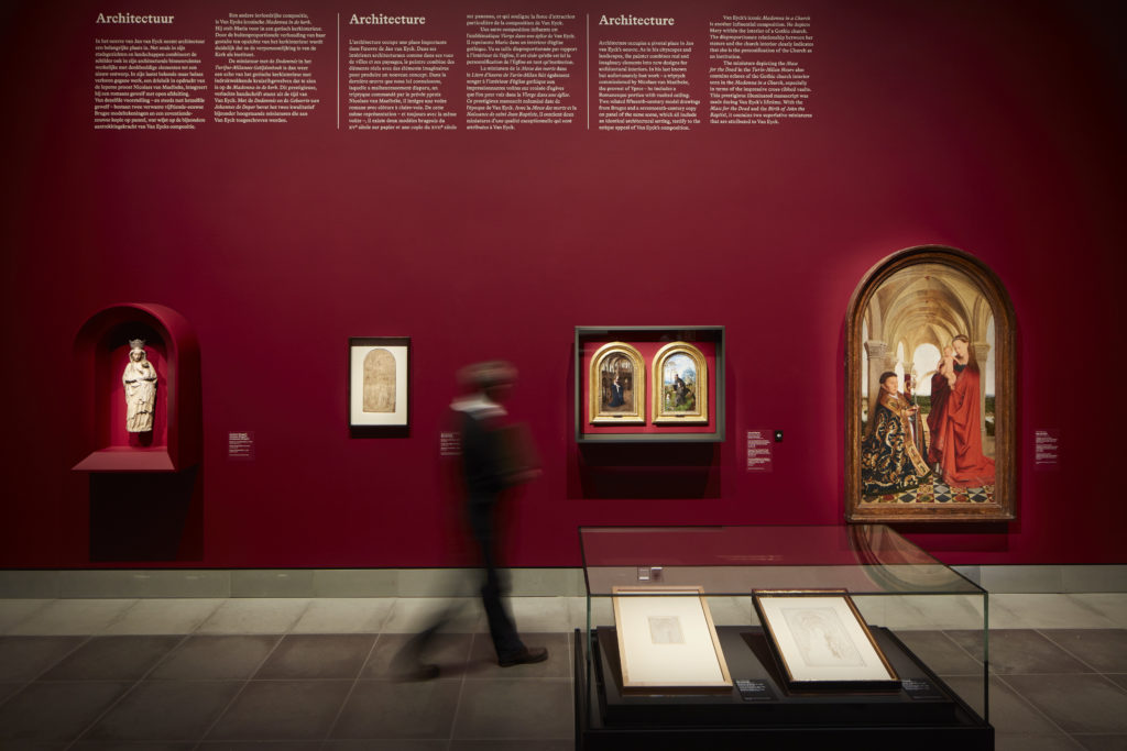 From 1 February through 30 April 2020, the exhibition Van Eyck. An Optical Revolution is on display in the Museum of Fine Arts Ghent (MSK). Photograph by David Levene. 27th - 29th January 2020 van eyck exhibition van eyck an optical revolution
