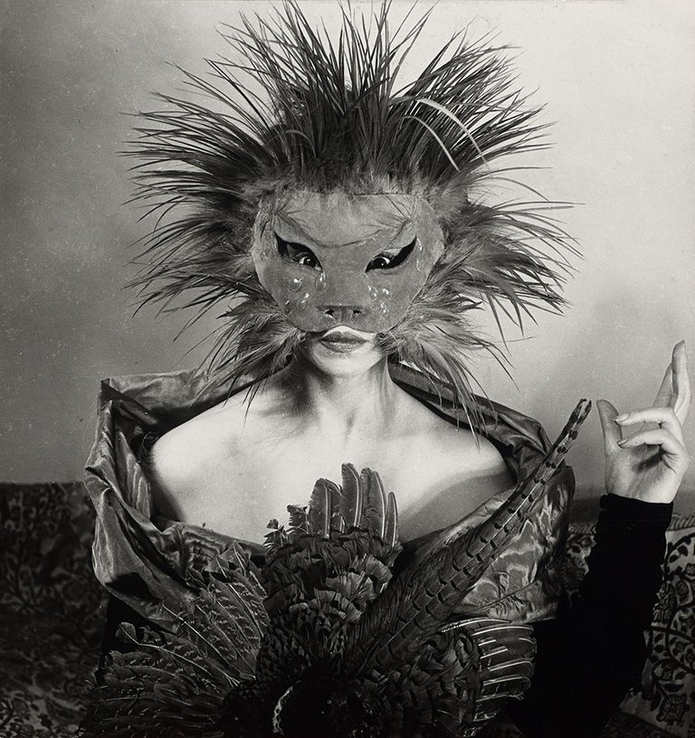 André Ostier, Leonor Fini, photograph, 1951, source: CRFashionBook.